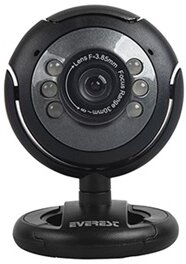 Rampage Everest Webkamera - SC-824 (640x480 képpont, USB 2.0, LED világítás, mikrofon)