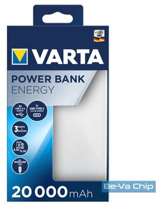 VARTA 57983 20000mAh ezüst power bank