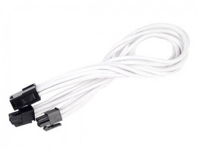 SILVERSTONE 8-Pin-EPS -> 4+4-Pin-ATX/EPS 30cm - Fehér