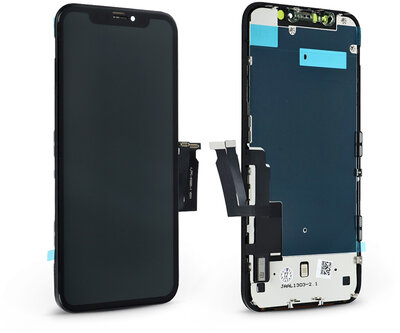 LCD kijelző érintőpanellel - Apple iPhone XR - Kingwo Incell kiváló minőségű, utángyártott - fekete