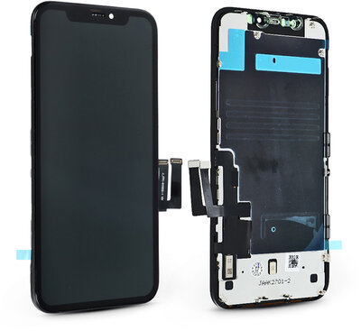 LCD kijelző érintőpanellel - Apple iPhone 11 - Kingwo Incell kiváló minőségű, utángyártott - fekete