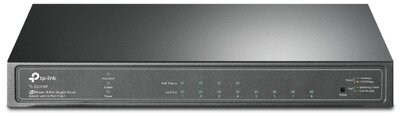 TP-LINK Switch 8x1000Mbps (4xPOE+), Fémházas Asztali/Rackes, Menedzselhető, TL-SG2008P