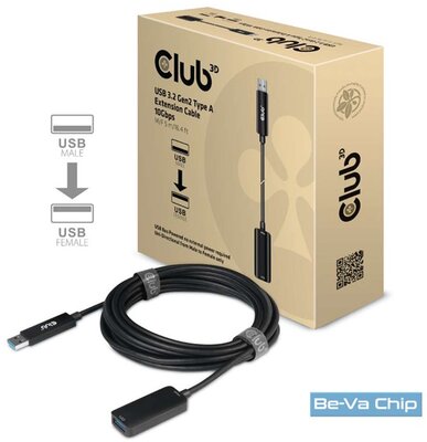 CLUB3D USB 3.2 A 5m Extension kábel