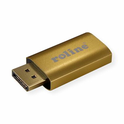 ROLINE Adapter DisplayPort - HDMI, M/F v1.2, 4K Gold