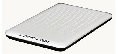 LC Power Külső 2.5" LC-PRO-25WU - USB2.0 / SATAII ultraslim Fehér