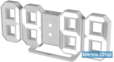 Home LTC 04 digitális 3D fehét ébresztő óra