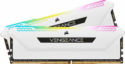 Corsaie 16GB 3600MHz DDR4 Kit 2x8GB 3600Mhz DIMM CL18 VENGEANCE RGB PRO SL White 1.35V XMP 2.0 - CMH16GX4M2D3600C18W
