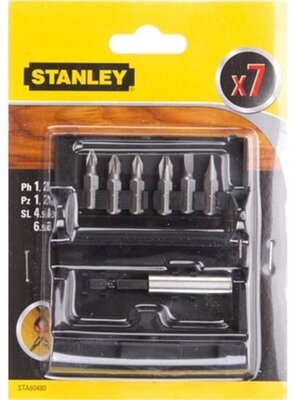 Stanley STA60480-XJ Bit készlet PZ1 2 PH1 2 SL4.5 6.5