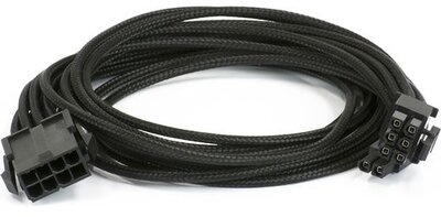 PHANTEKS 6+2-Pin PCIe 50cm hosszabbító - sleeved black
