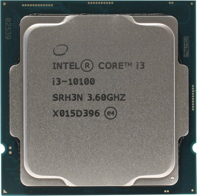 Intel Core i3-10100 s1200 3.60/4.30GHz 4-core 6MB 65W tálcás processzor