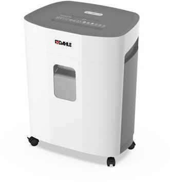 DAHLE Iratmegsemmisítő PaperSAFE® 260, 12 lap (A4/80gr), CD/kártya/kapocs vágás, P-4/F-1/O-1/T-4/E-3, 3 m/min, 25 liter