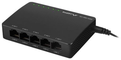 Lanberg DSP2-1005-12V 5 portos Switch