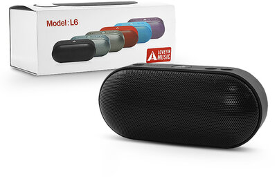 Bluetooth mini hangszóró - L6 Bluetooth Wireless Speaker - fekete