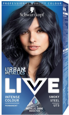 Schwarzkopf Live tartós hajfesték U73 füstös acél