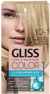 Schwarzkopf Gliss Color tartós hajfesték 10-1 ultravilágos gyöngyszőke