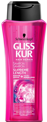 Schwarzkopf Gliss Kur Supreme Length sampon 400ml