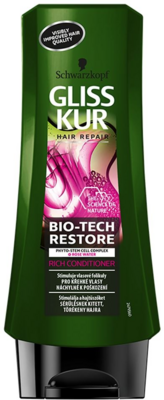 Schwarzkopf Gliss Kur Bio-Tech Restore hajregeneráló balzsam 200 ml