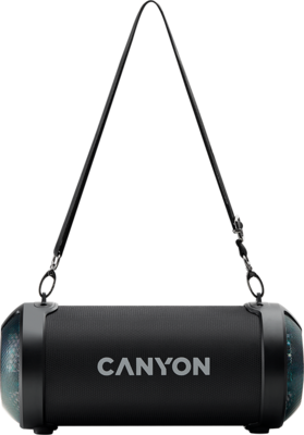 Canyon CNE-CBTSP7 - Bluetooth Speaker, BT V5.0, Jieli JLAC6925B, 3.5mm AUX, 1*USB-A port, micro-USB port, 1500mAh lithium ion  battery, Black