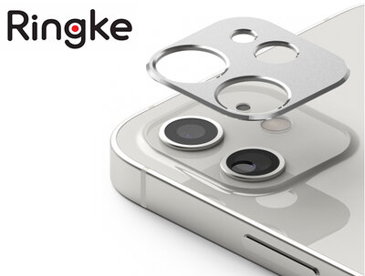 Ringke Camera Sytling hátsó kameravédő borító - Apple iPhone 12 - silver