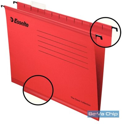 Esselte Pendaflex A4 standard 25db/cs piros függőmappa