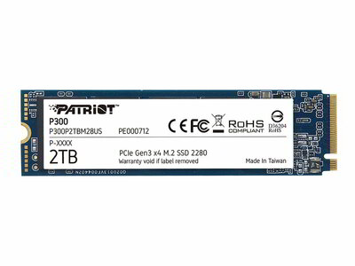Patriot 2TB P300 M.2 PCIe SSD - P300P2TBM28
