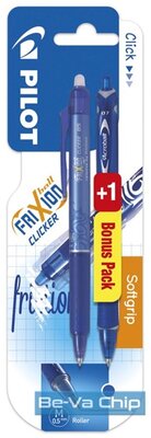 Pilot Frixion Clicker 1+1db-os kék rollertoll + golyóstoll