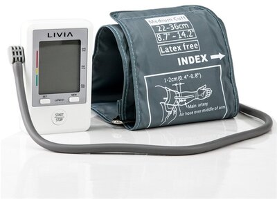 LIVIA - Vérnyomásmérő 180 méréses memória, LVPM101