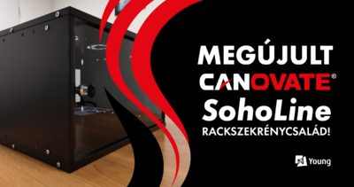 SOHOLINE 6U 19" 545x400mm lapszerelt faliszekrény