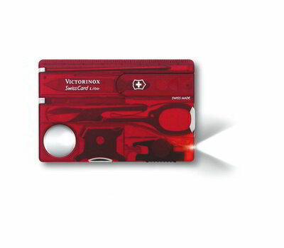 Victorinox Swiss Card Lite Red - Lexmark branded, with Lexmark logo
