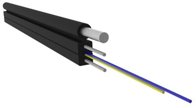 Vez Optikai kábel FTTH 2 szálas SM kábel kültéri/LÉG 500m