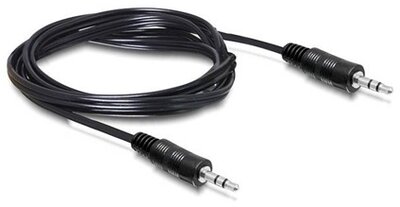 Sbox SX-900015 3,5mm jack kábel M/M - 2m - fekete