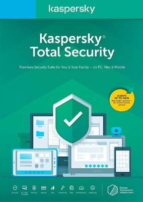 Kaspersky Total Security 2021 3-Dev Doboz