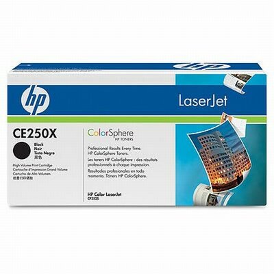 HP CE250X fekete nagykapacitású  toner