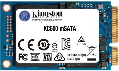 Kingston 512GB KC600 mSATA SSD - SKC600MS/512G