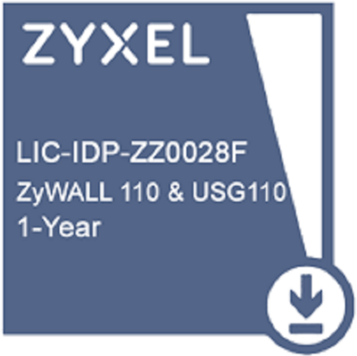 Zyxel Licence for ZyWALL Firewall ApplianceLIC-IDP,E-iCard 1 YR IDP License for