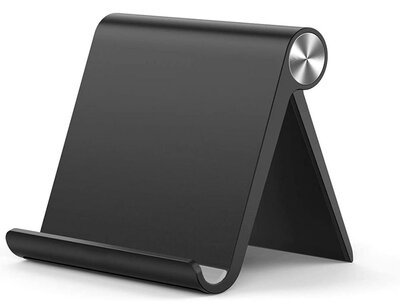Univerzális asztali állvány telefon vagy tablet készülékhez - fekete