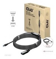 Club3D USB 3.2 Gen1 Active Repeater kábel - 10 m Male/Female