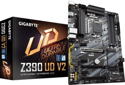 Gigabyte Z390 s1151 Z390 UD V2 4xDDR4 6xSATA3 1xM.2 5x PCI-E Gbit LAN ATX