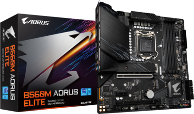 Gigabyte B560 s1200 B560M AORUS ELITE 4xDDR4 6xSATA3 2xM.2 3xPCI-E 2.5Gbit LAN mATX