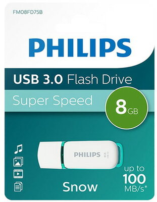Philips 8GB USB3.0 Snow Edition zöld