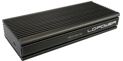 LC Power Külső ház - USB 3.2 2x2 Type C - M.2 NVMe SSD - LC-M2-C-NVME-2X2