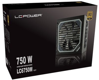 LC Power 750W LC6750M V2.31 - Super Silent Modular Series - LC6750M V2.31