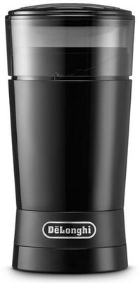 DeLonghi KG-200 kávédaráló, tető lenyomásával kapcsol be, multifunkciós örlő, 90 gramm, max. 12 csészéhez