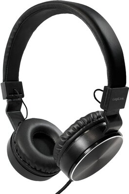 Logilink On-Ear Headphone , black