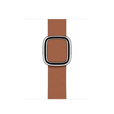 Apple Watch 40mm Band: Saddle Brown Modern Buckle - Medium
