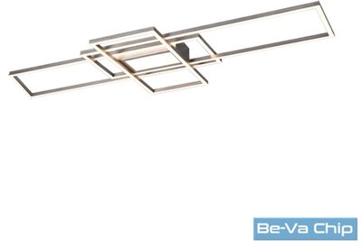 TRIO 620010407 Irvine nikkel fényerőszabályzós fali/mennyezeti LED lámpa