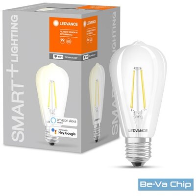 Ledvance Smart+ Wifi vezérelt 5,5W 2700K E27 LED Edison, dimmelhető filament LED fényforrás