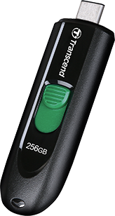 TRANSCEND 256GB USB3.2 Pen Drive Type-C Capless Black - TS256GJF790C
