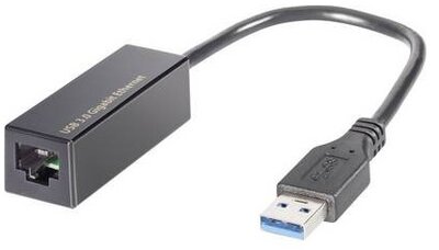 BLACKBIRD Átalakító USB 3.1 Gen 1. Type-A to Gigabit LAN Kompakt, Fekete