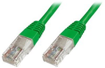 DIGITUS CAT 5e U-UTP patch cable PVC AWG 26/7 length 10m color green